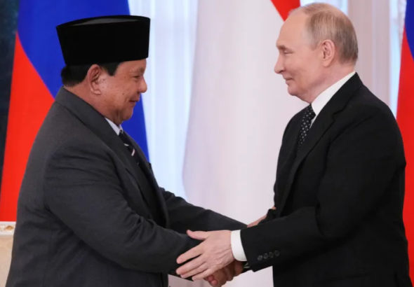 Prabowo Putin Meeting