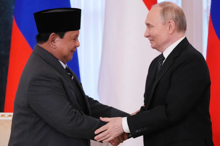 Prabowo Putin Meeting
