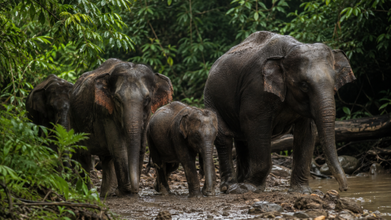 Sumatran Elephants