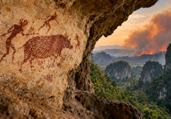 Ancient cave paintings