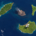 Krakatau Islands from Orbit